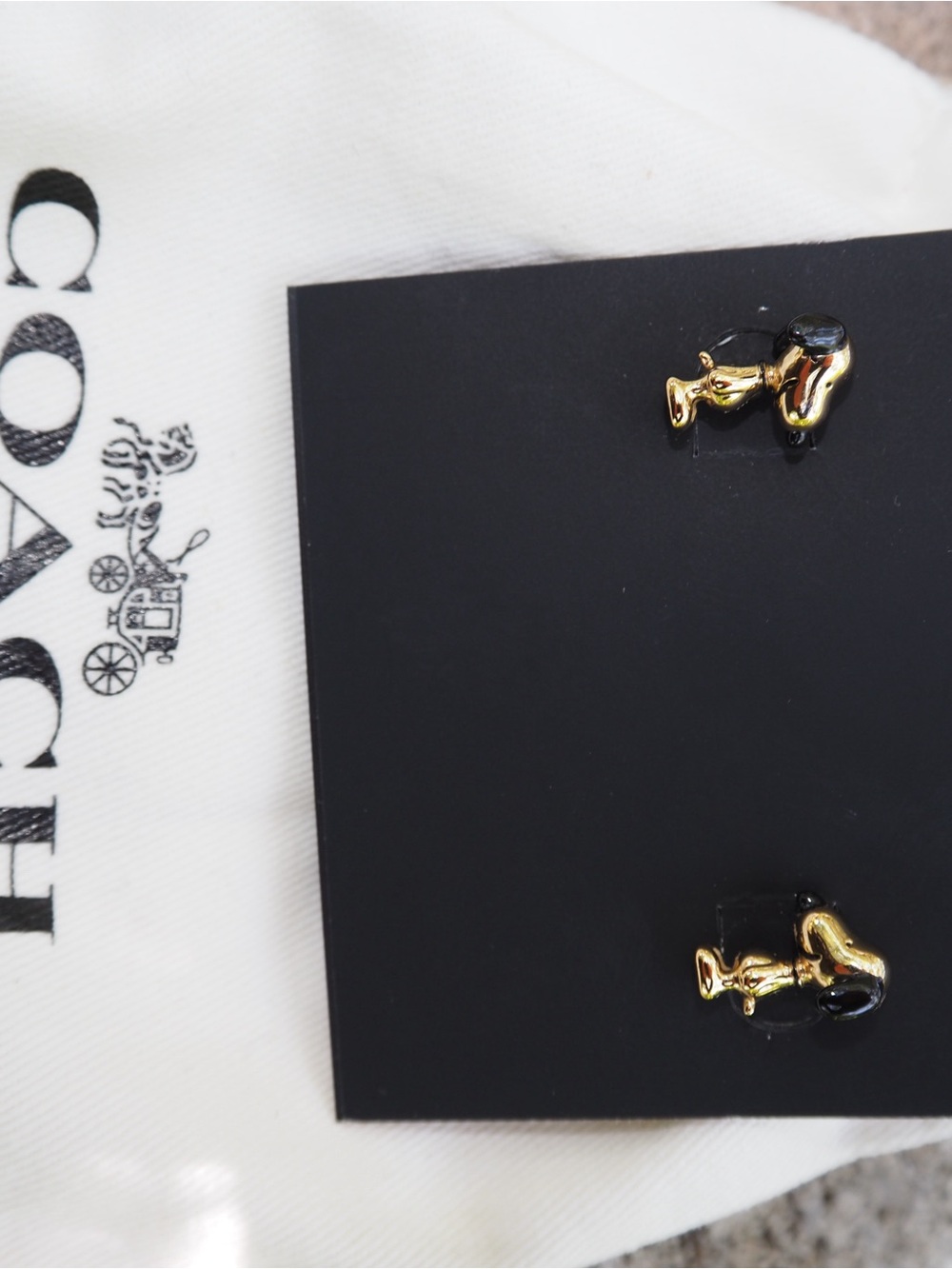 Coach X Snoopy Earrings Limited Edition